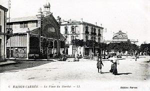 MAISON-CARREE - PLACE DU MARCHE - 1925